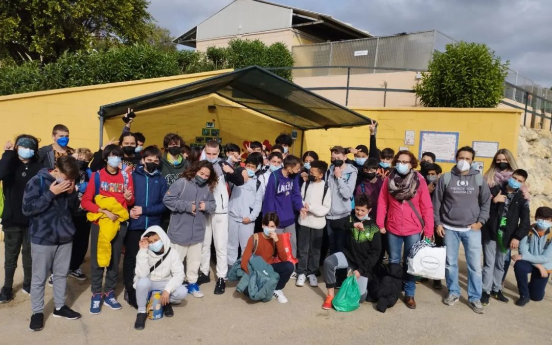 Los alumnos visitan la prote de Málaga